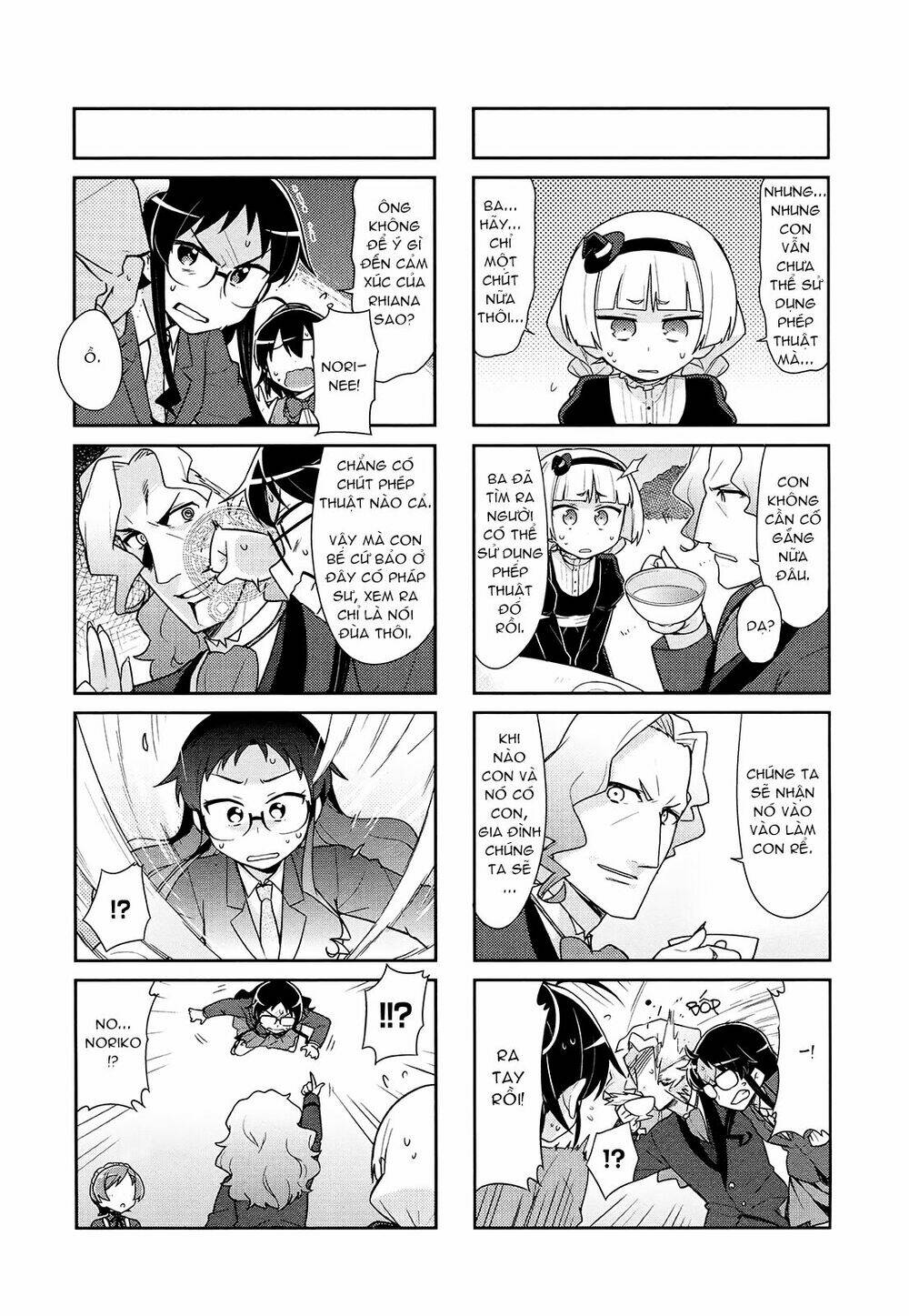 Majyo To Houki To Kurobuchi Megane Chapter 43 - Trang 2