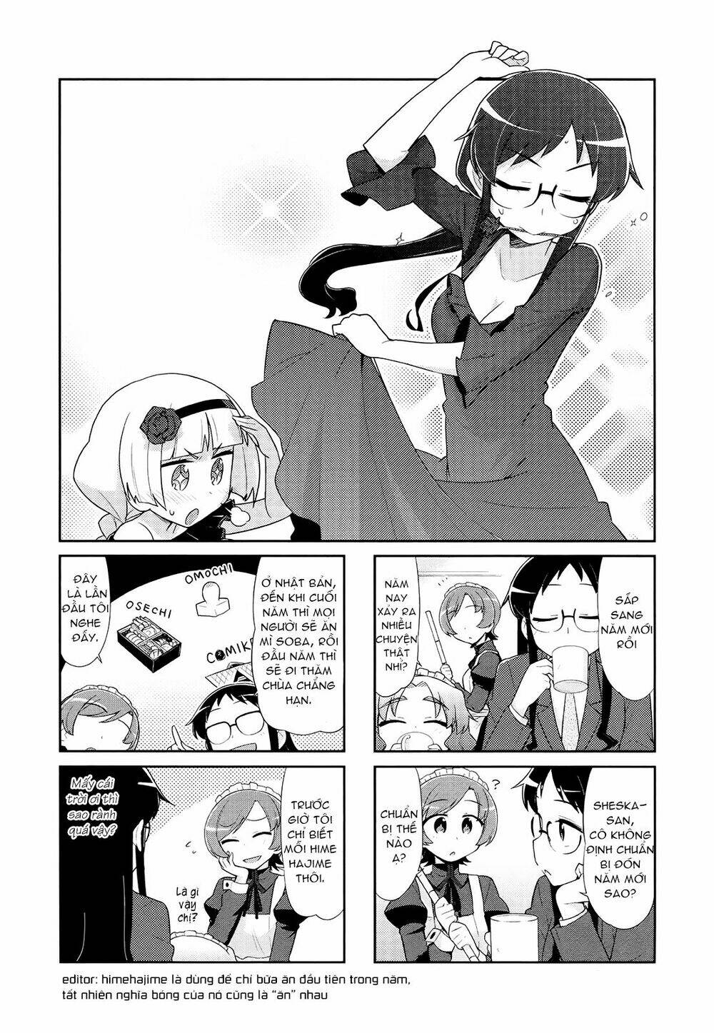 Majyo To Houki To Kurobuchi Megane Chapter 38 - Trang 2