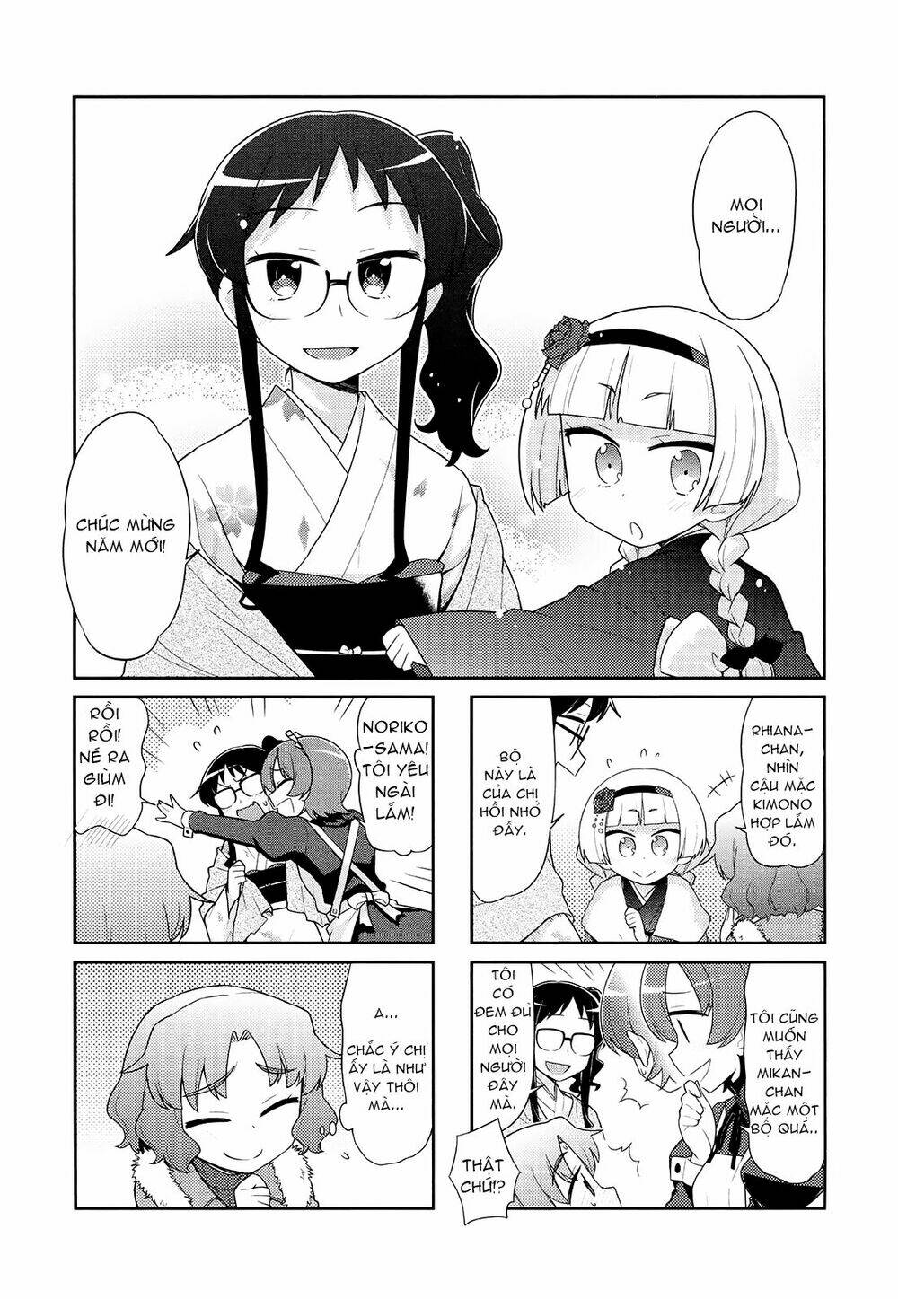 Majyo To Houki To Kurobuchi Megane Chapter 38 - Trang 2