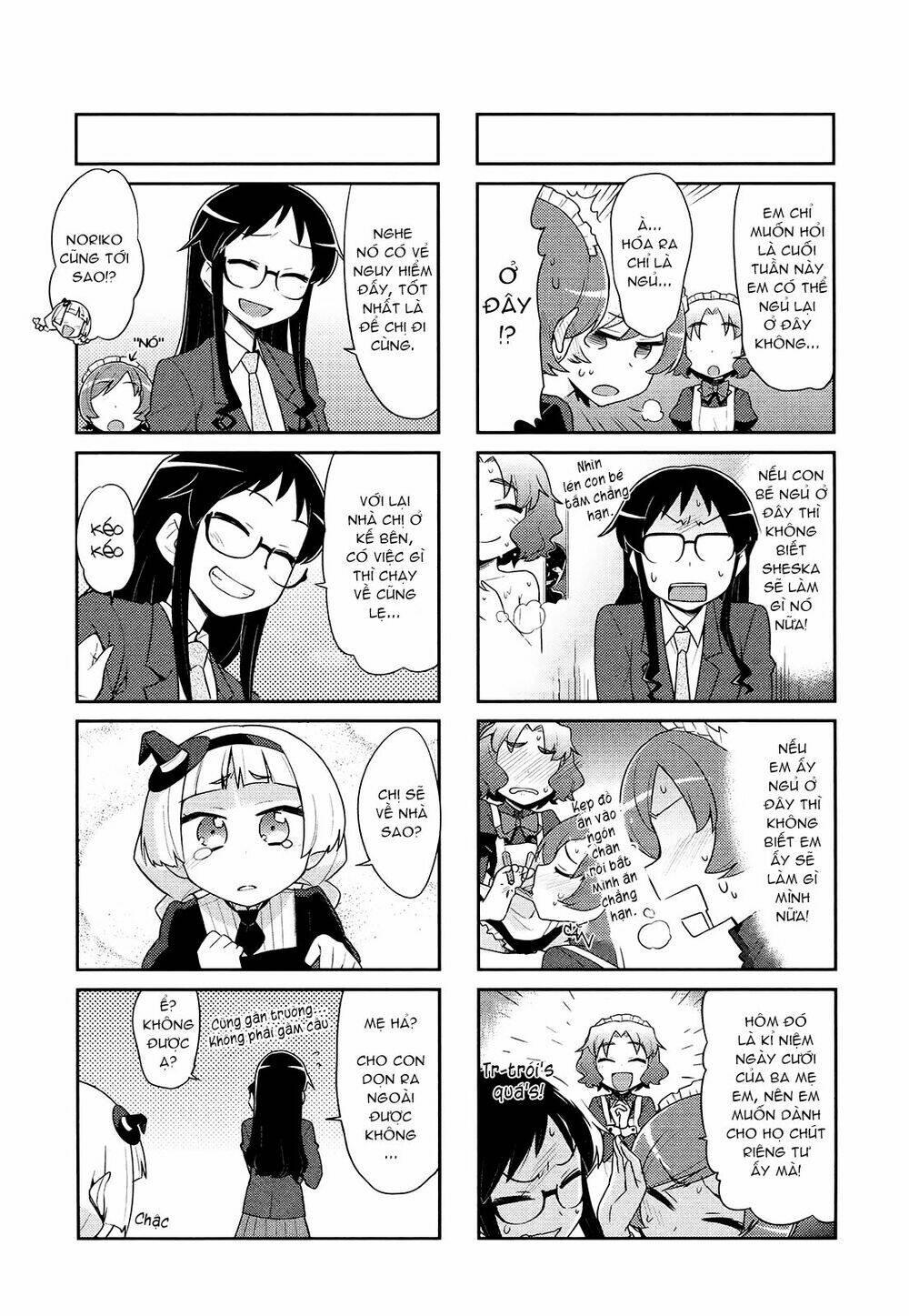 Majyo To Houki To Kurobuchi Megane Chapter 25 - Trang 2