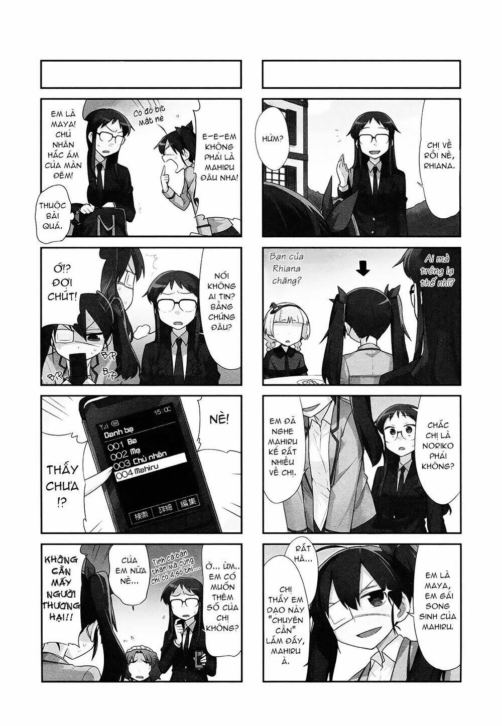 Majyo To Houki To Kurobuchi Megane Chapter 22 - Trang 2