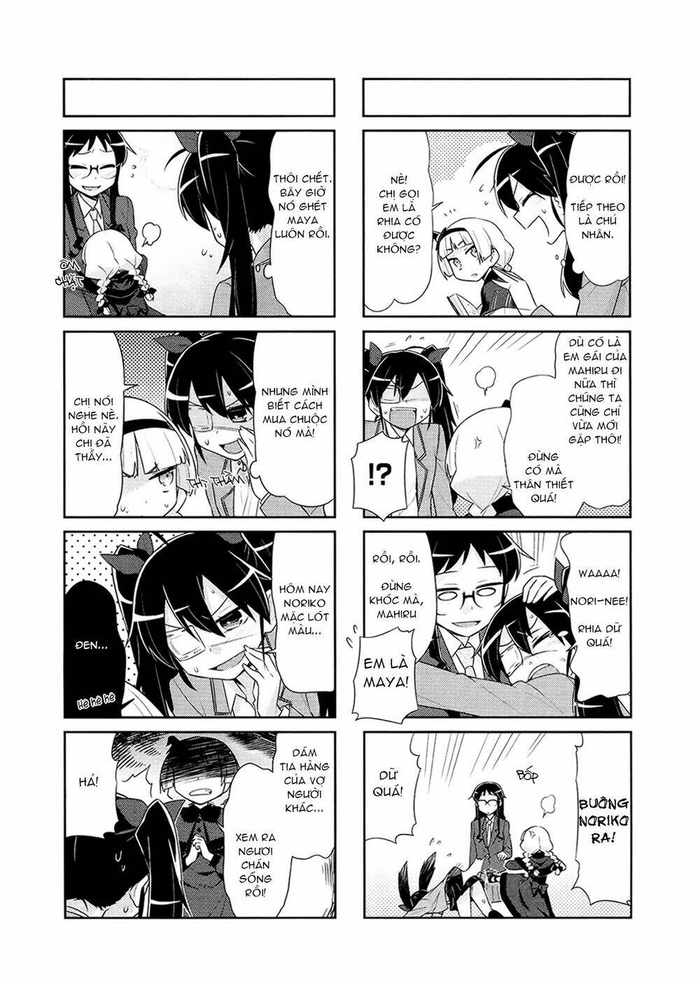 Majyo To Houki To Kurobuchi Megane Chapter 22 - Trang 2