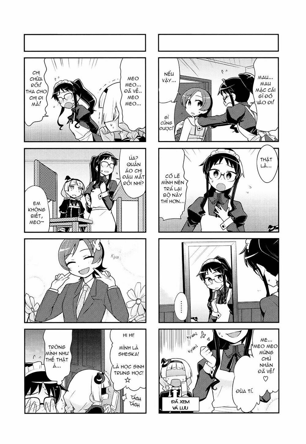 Majyo To Houki To Kurobuchi Megane Chapter 15 - Trang 2