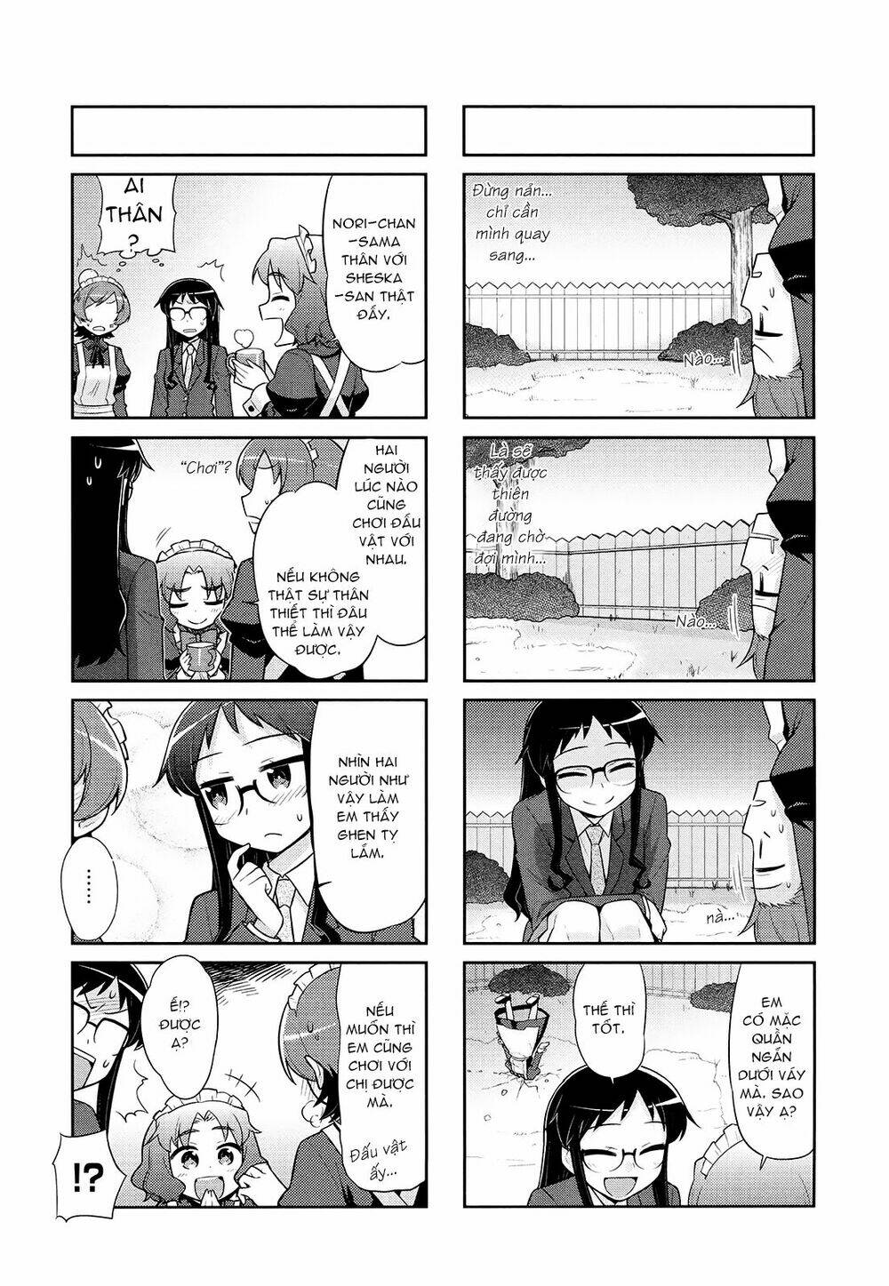 Majyo To Houki To Kurobuchi Megane Chapter 14 - Trang 2