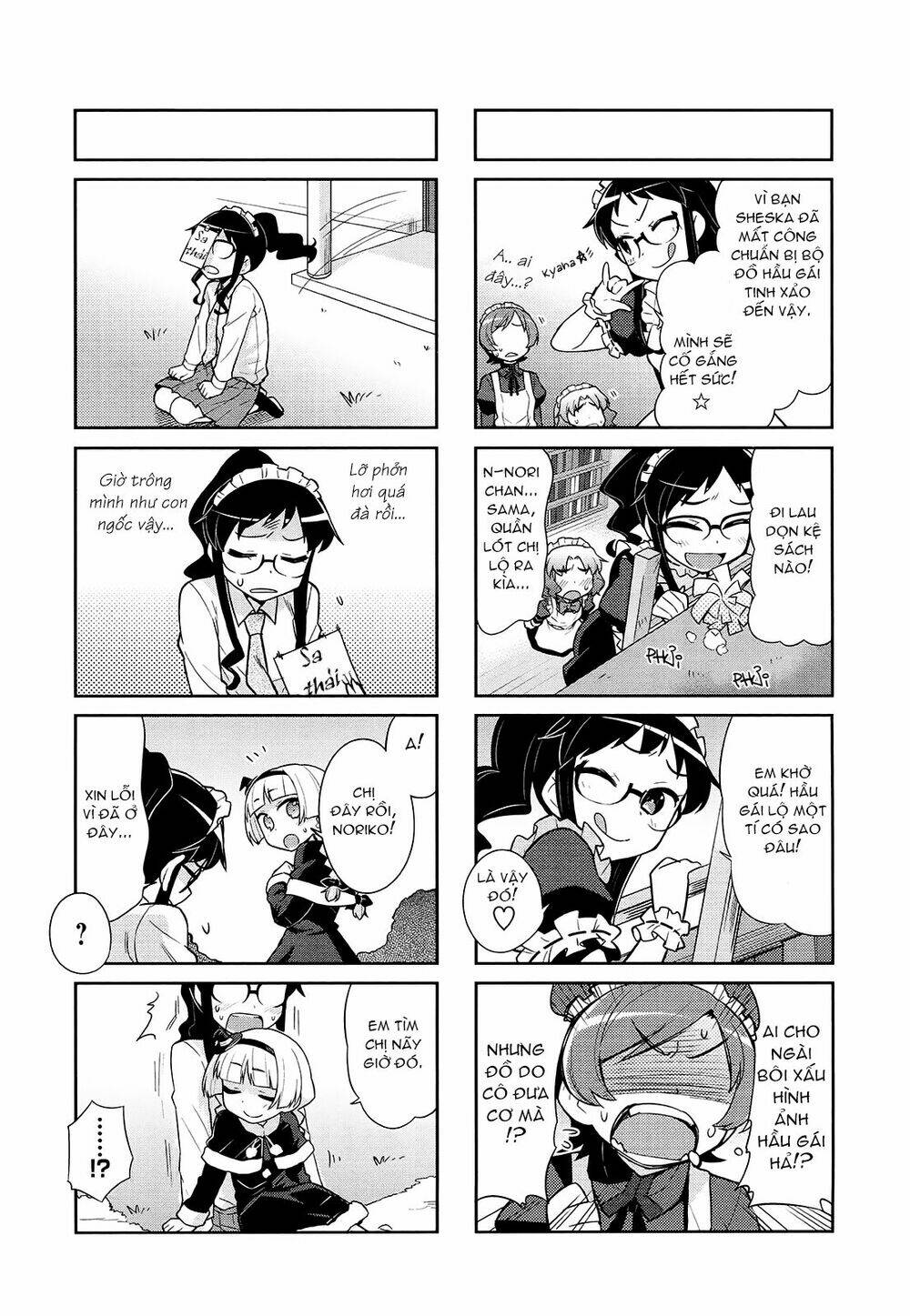 Majyo To Houki To Kurobuchi Megane Chapter 12 - Trang 2