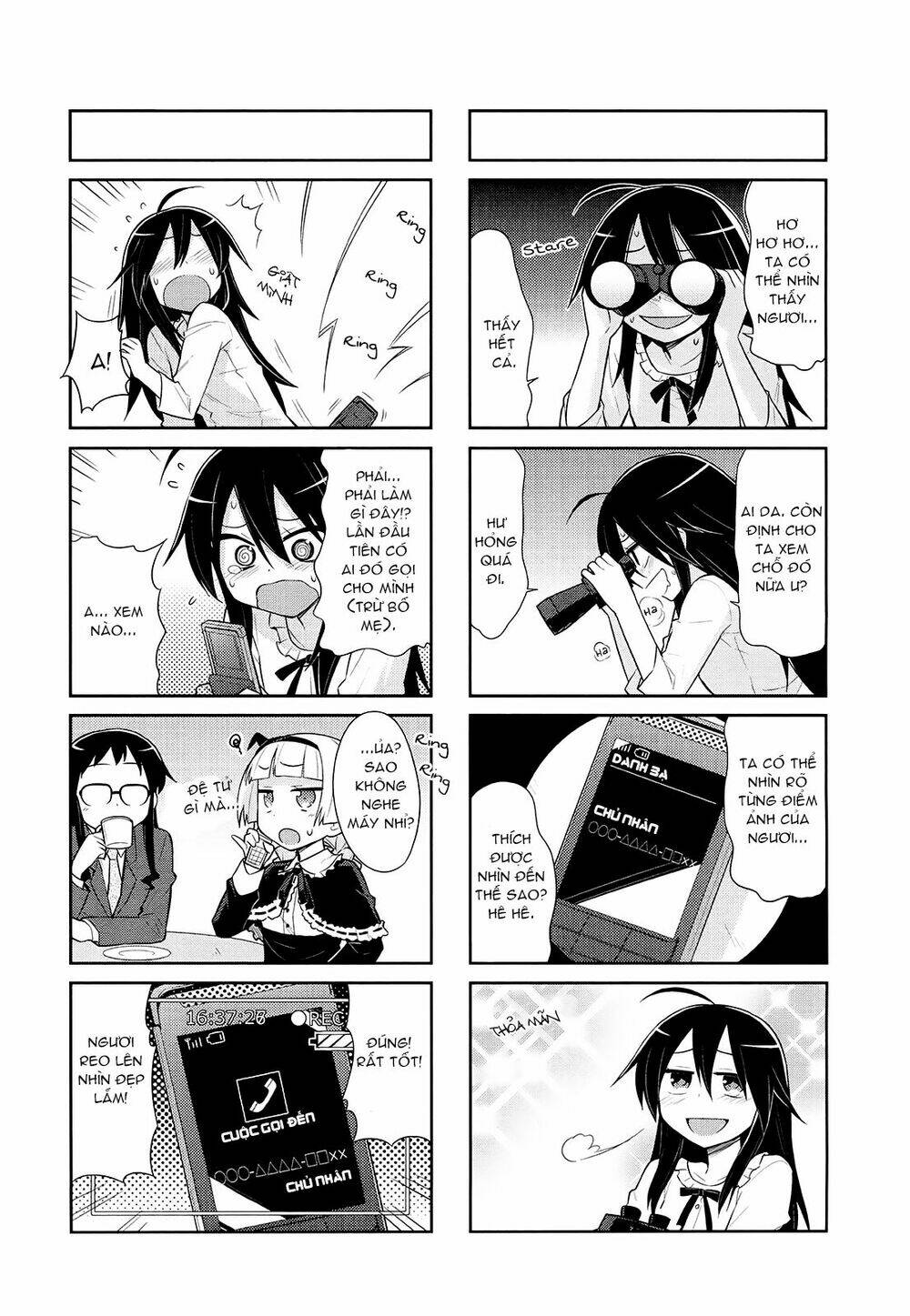 Majyo To Houki To Kurobuchi Megane Chapter 10 - Trang 2