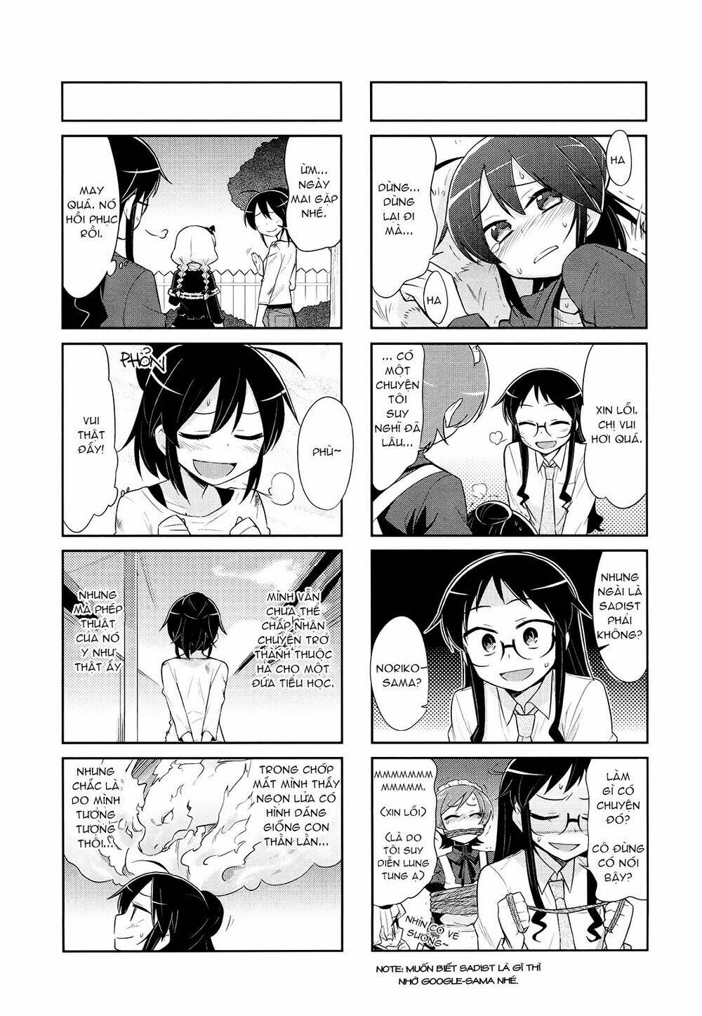 Majyo To Houki To Kurobuchi Megane Chapter 10 - Trang 2