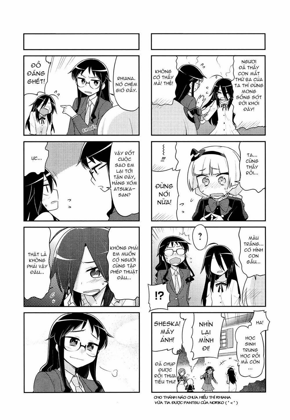 Majyo To Houki To Kurobuchi Megane Chapter 9 - Trang 2