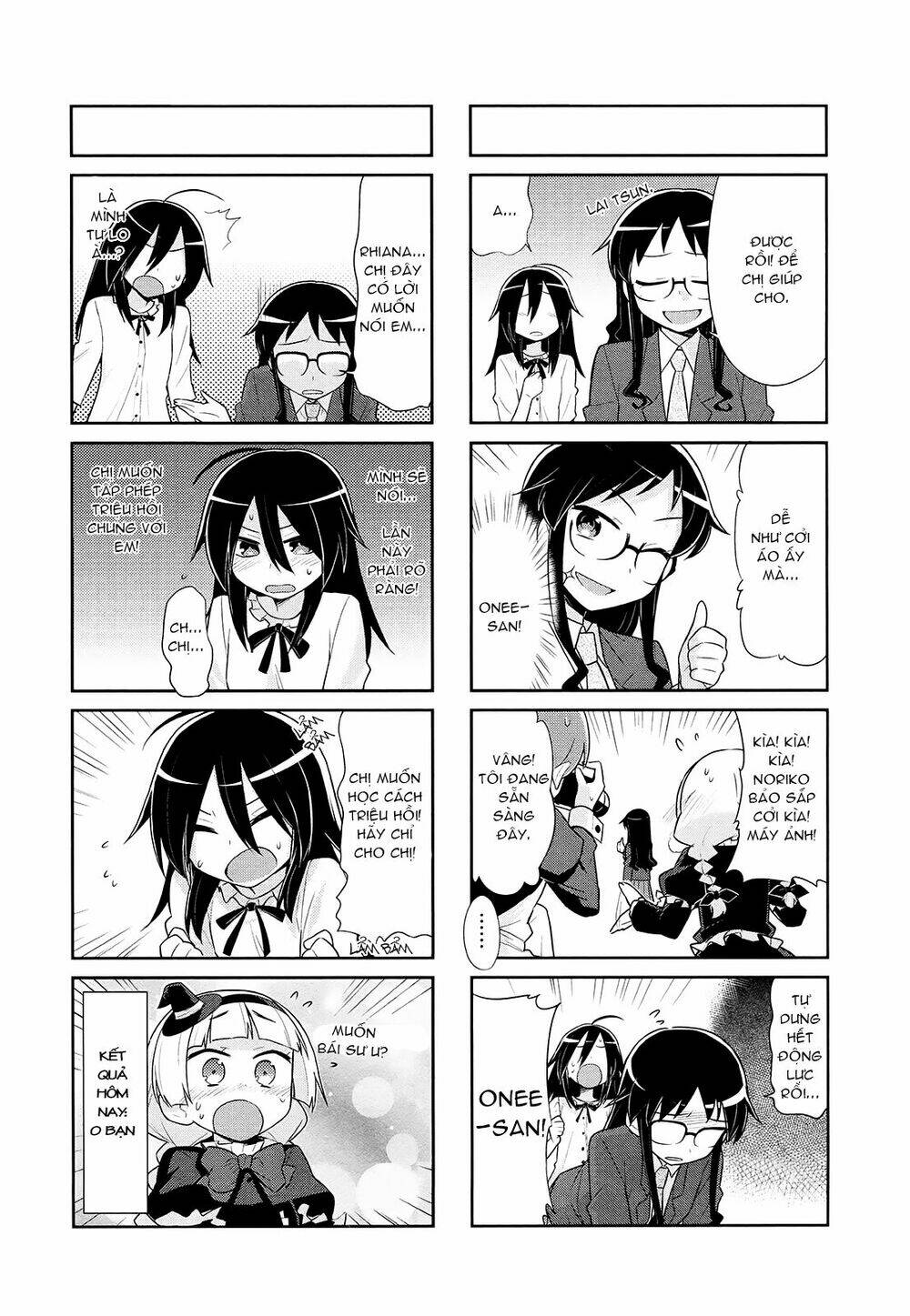 Majyo To Houki To Kurobuchi Megane Chapter 9 - Trang 2