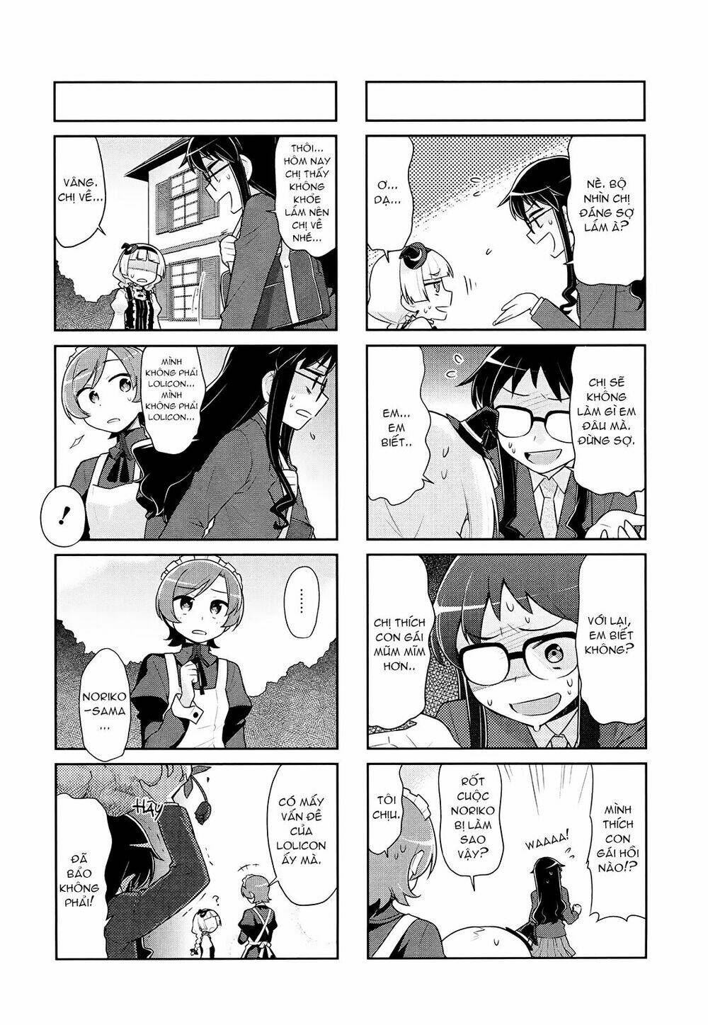 Majyo To Houki To Kurobuchi Megane Chapter 8 - Trang 2