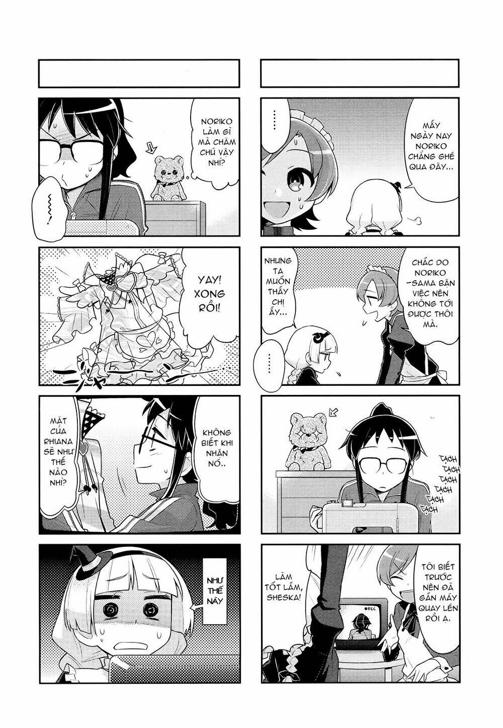 Majyo To Houki To Kurobuchi Megane Chapter 7 - Trang 2