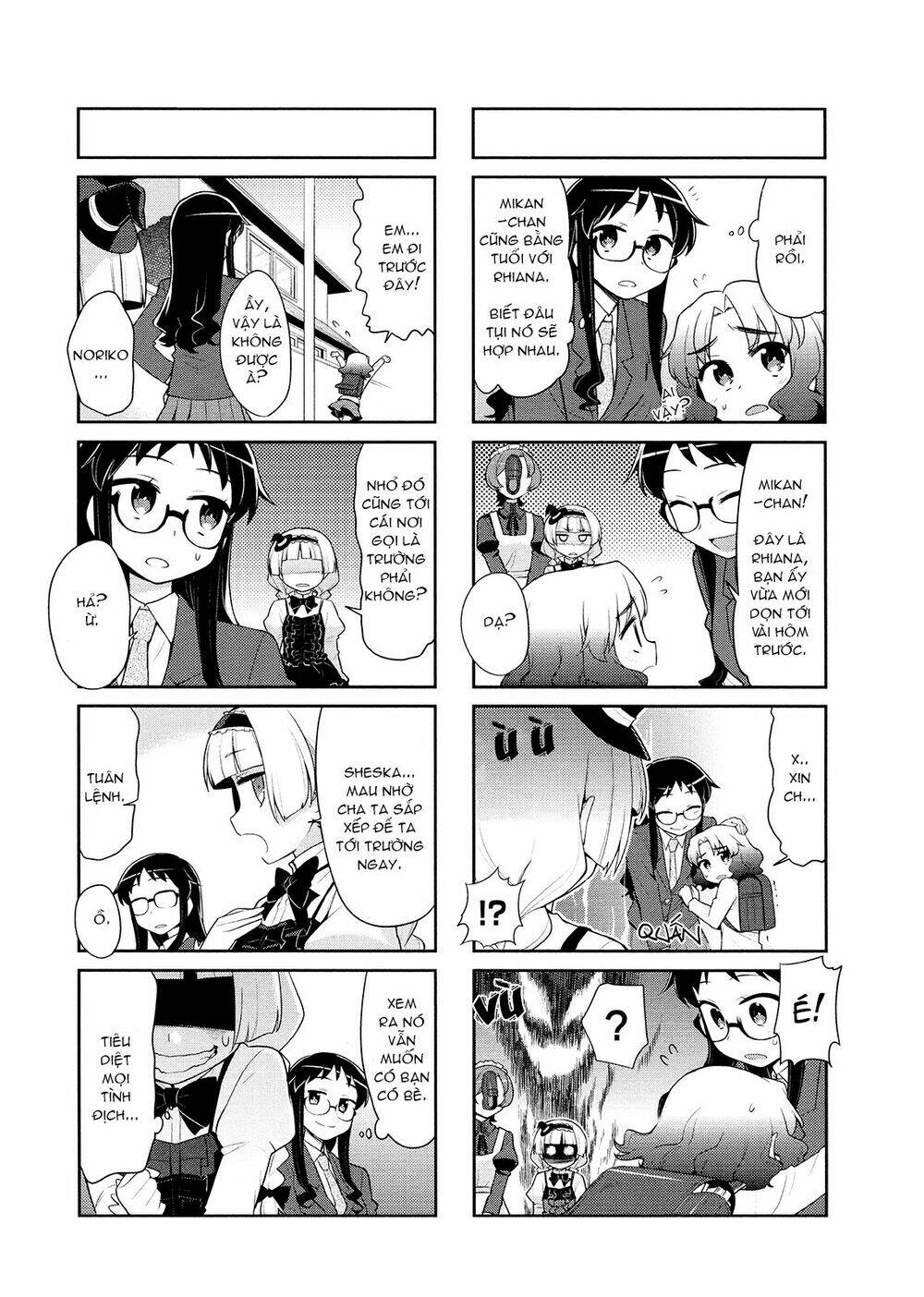 Majyo To Houki To Kurobuchi Megane Chapter 4 - Trang 2