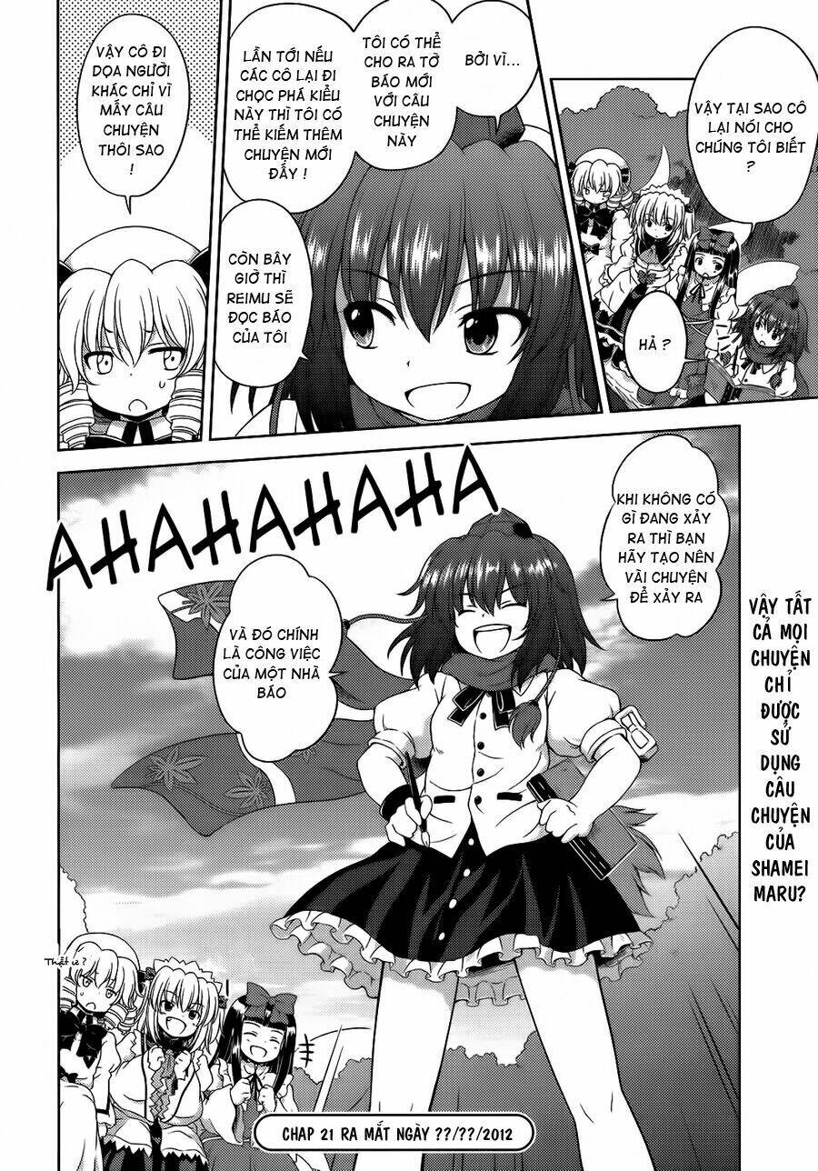 Touhou – Sangetsusei: Strange And Bright Nature Deity Chapter 20 - Trang 2