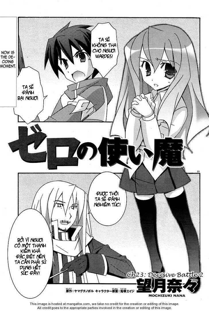 Zero No Tsukaima! Chapter 23 - Trang 2