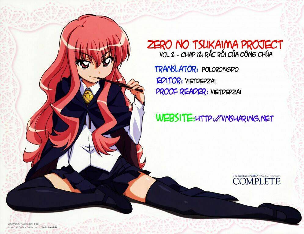 Zero No Tsukaima! Chapter 12 - Trang 2