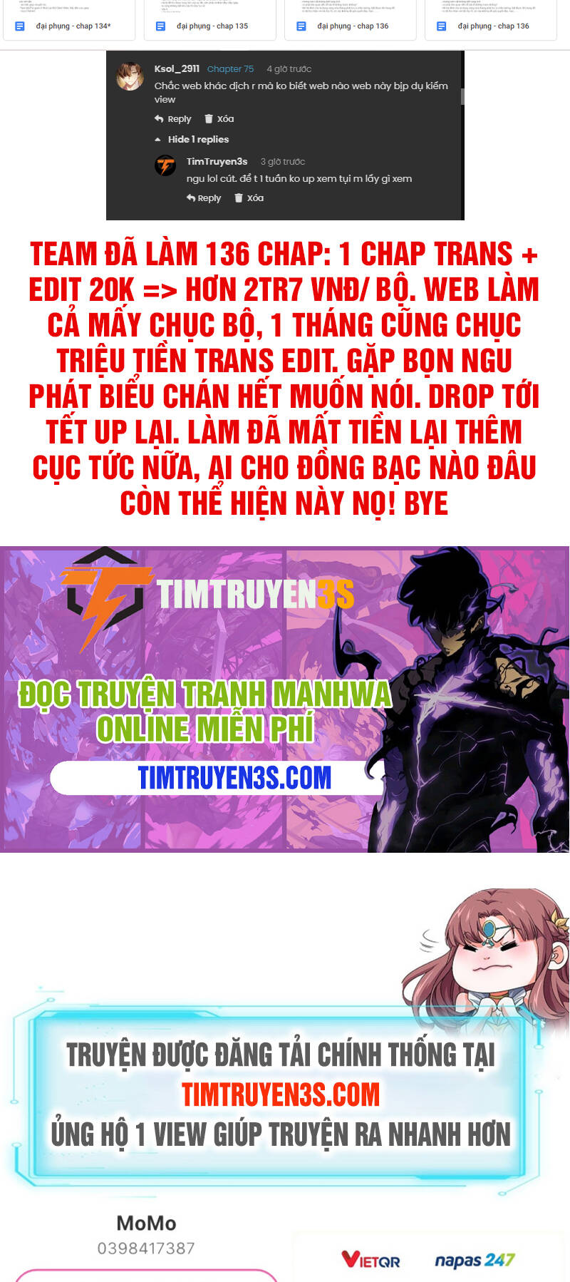 Đại Phụng Đả Canh Nhân Chapter 76 - Trang 2