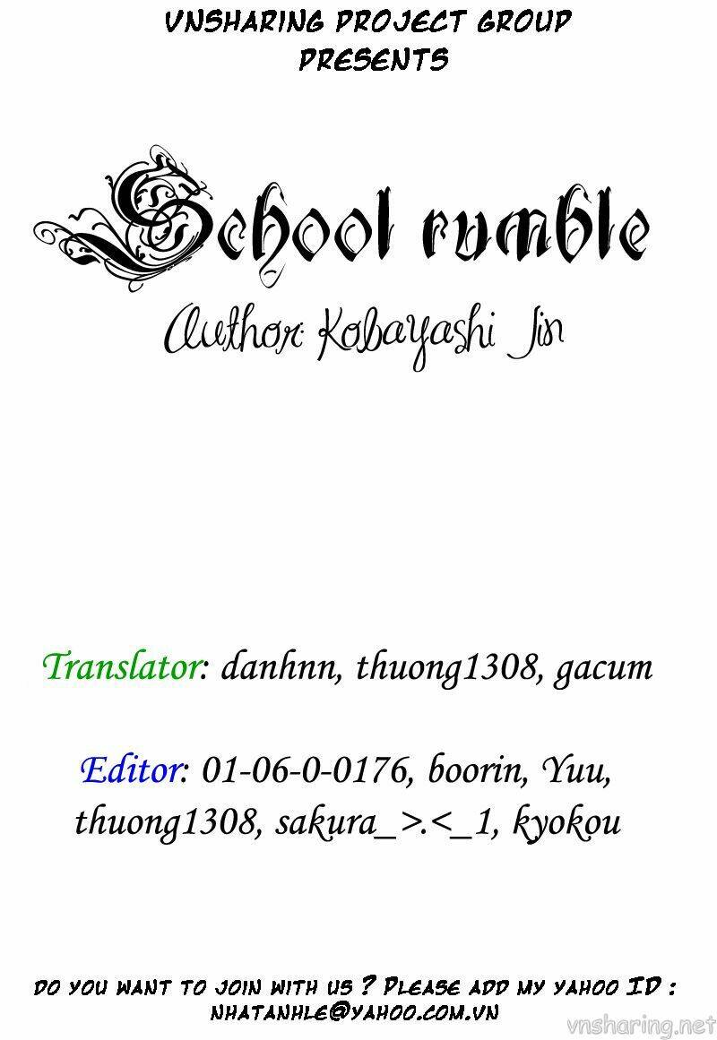 School Rumble Chapter 32 - Trang 2