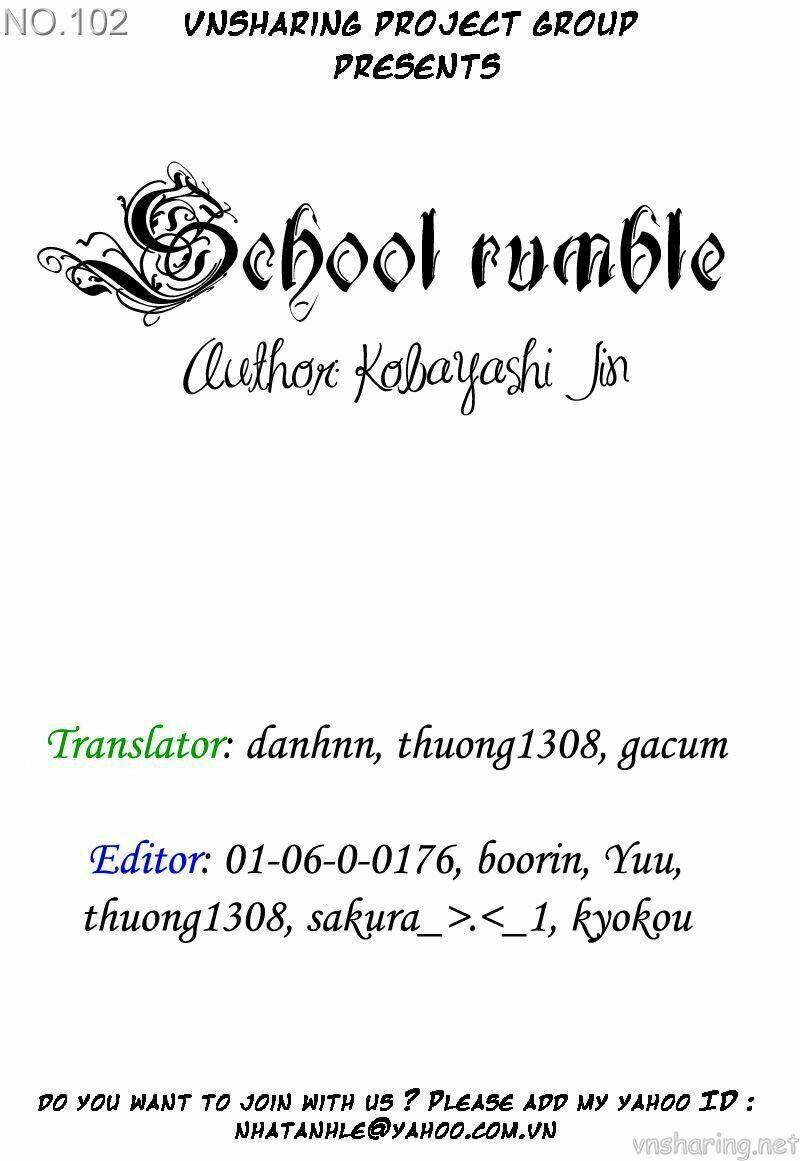 School Rumble Chapter 31 - Trang 2