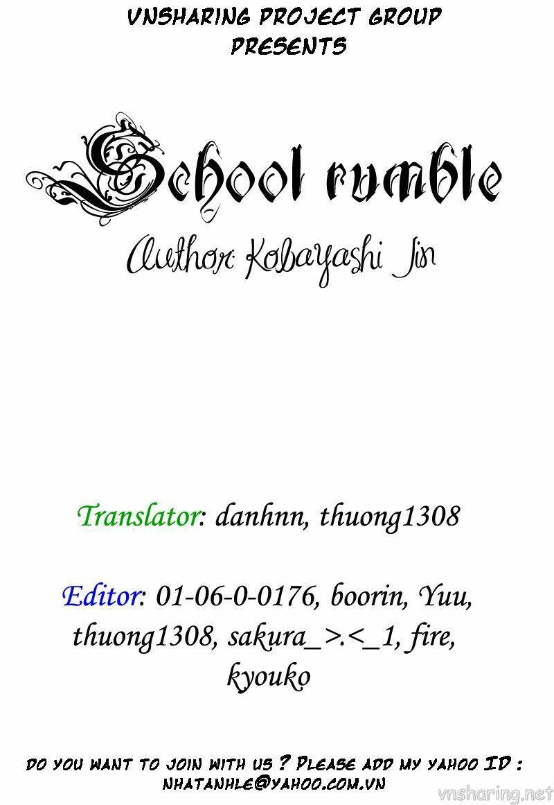 School Rumble Chapter 27 - Trang 2