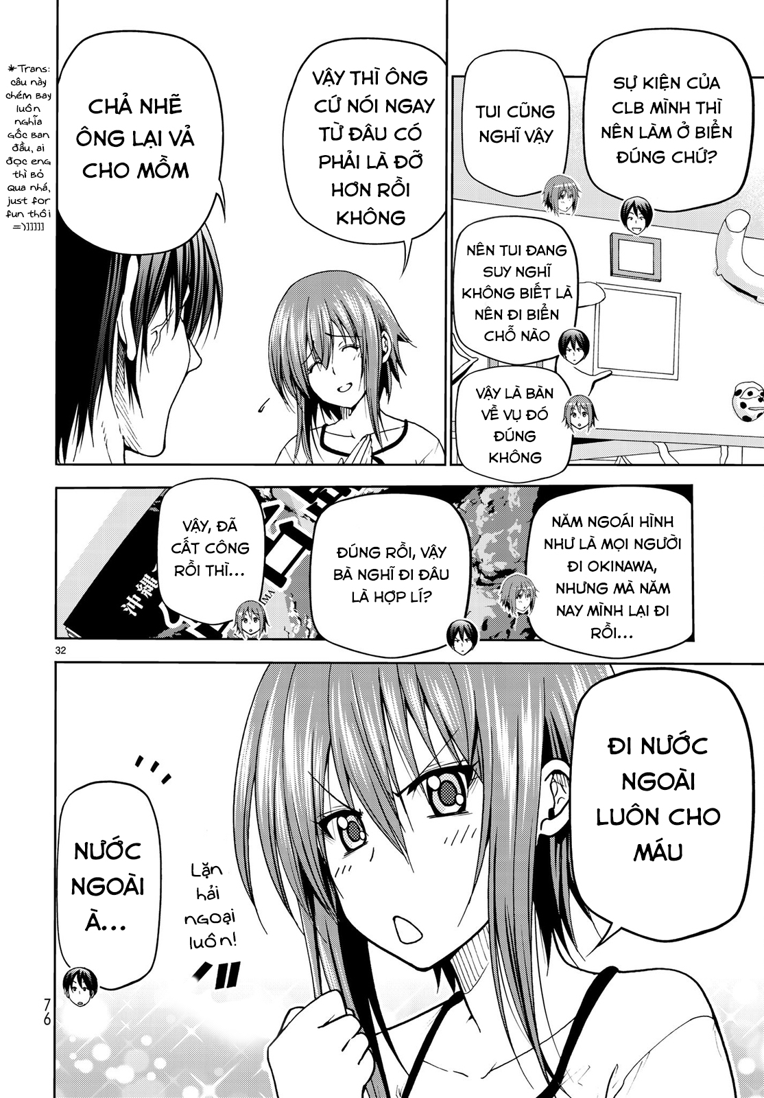 Grand Blue – Cô Gái Thích Lặn Chapter 45 - Trang 2