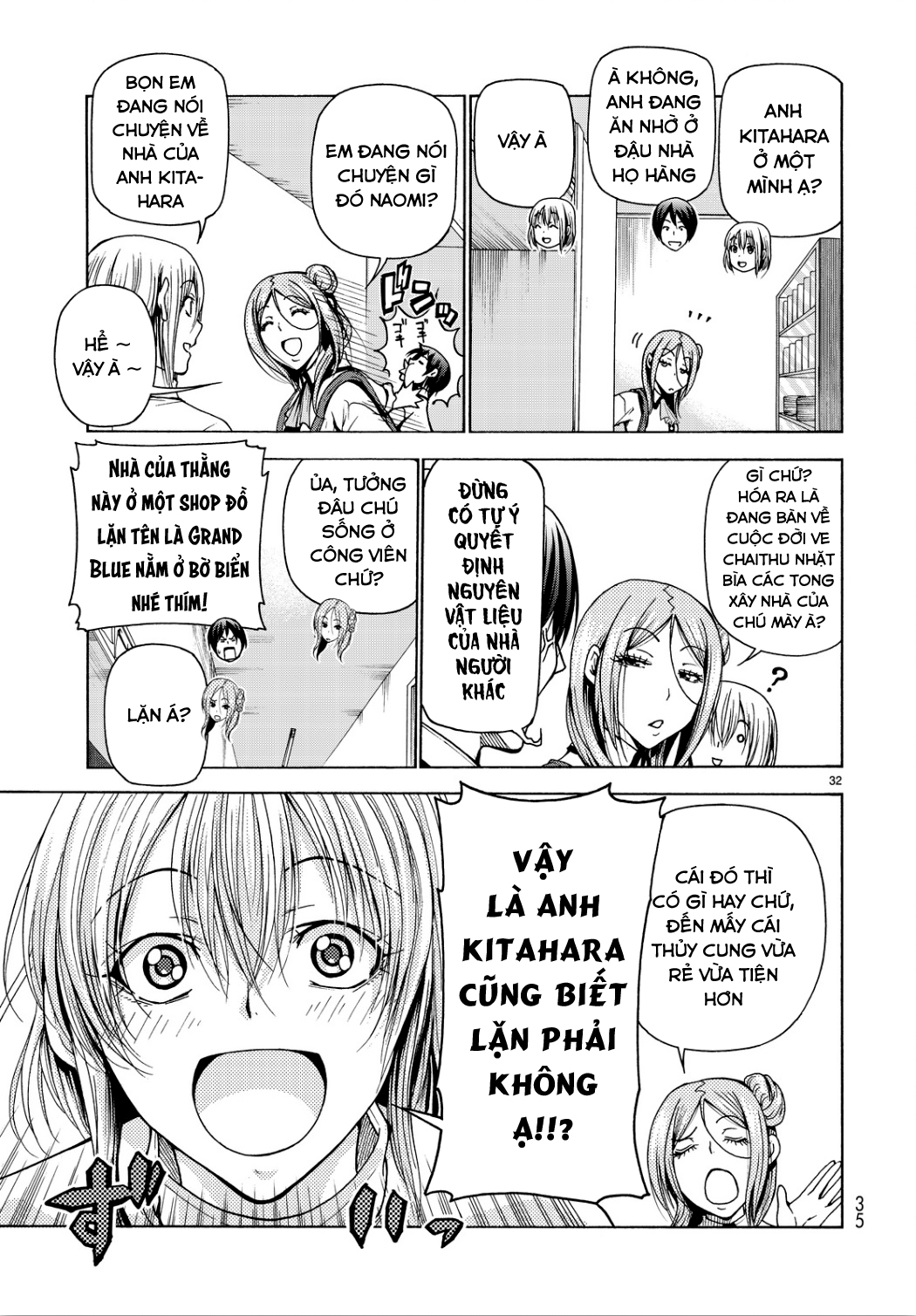 Grand Blue – Cô Gái Thích Lặn Chapter 34 - Trang 2