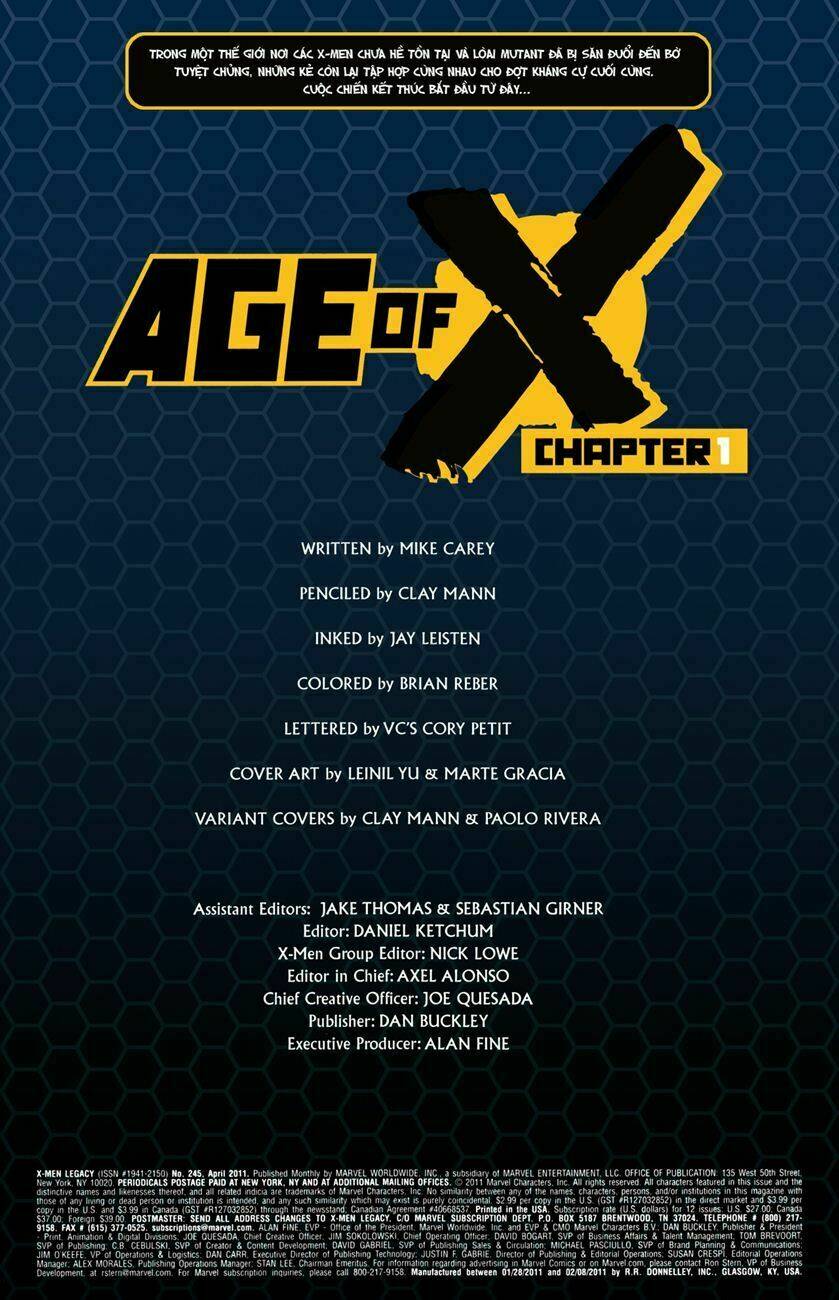 Age Of X Chapter 1 - Trang 2