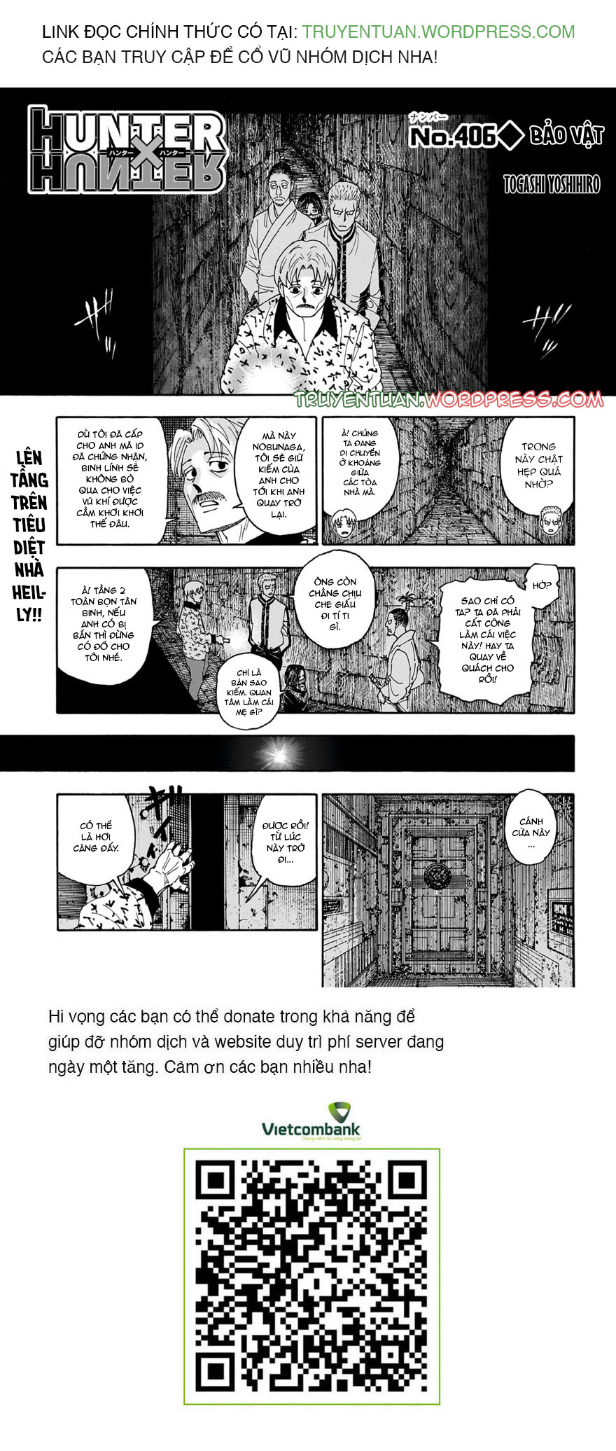 Hunter X Hunter Chapter 406 - Trang 2