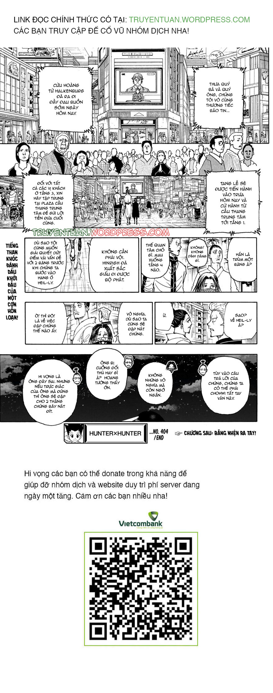 Hunter X Hunter Chapter 404 - Trang 2