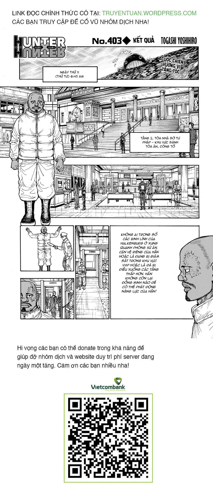 Hunter X Hunter Chapter 403 - Trang 2