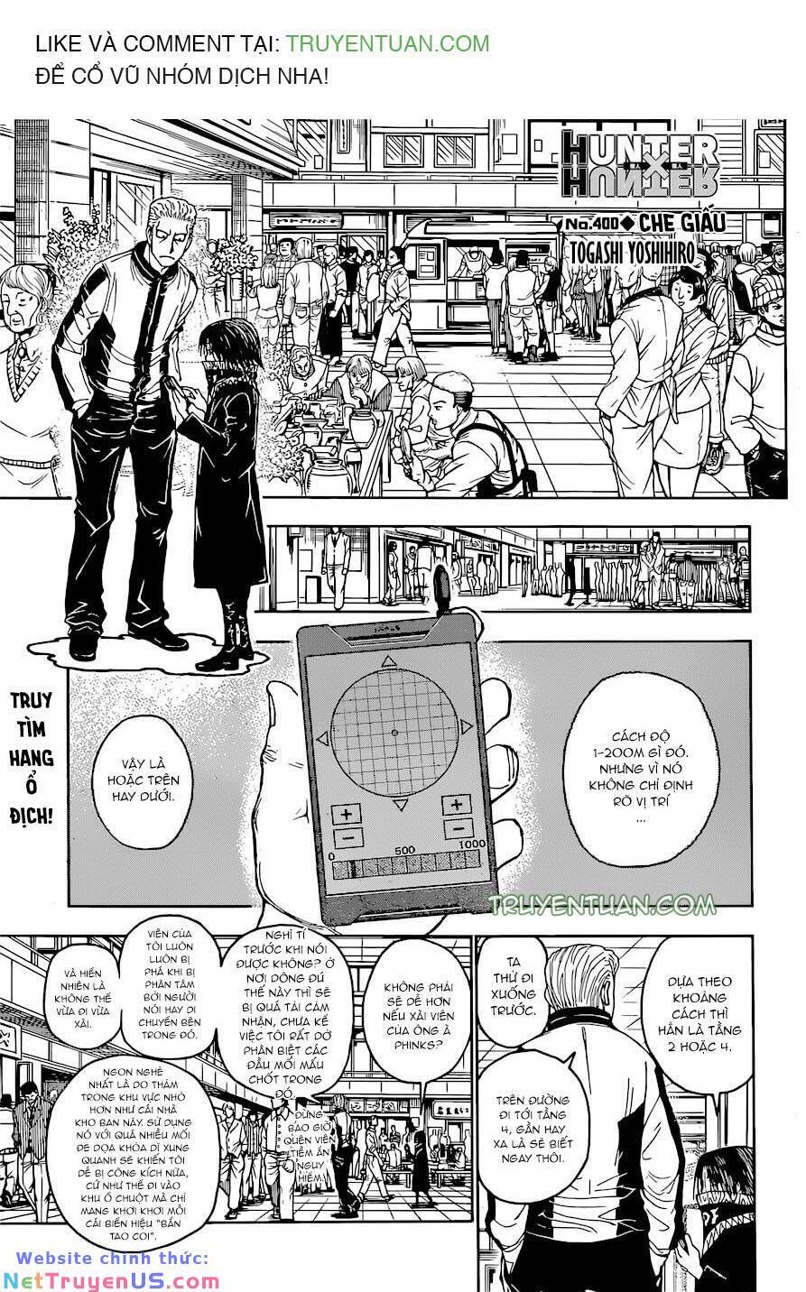 Hunter X Hunter Chapter 400 - Trang 2