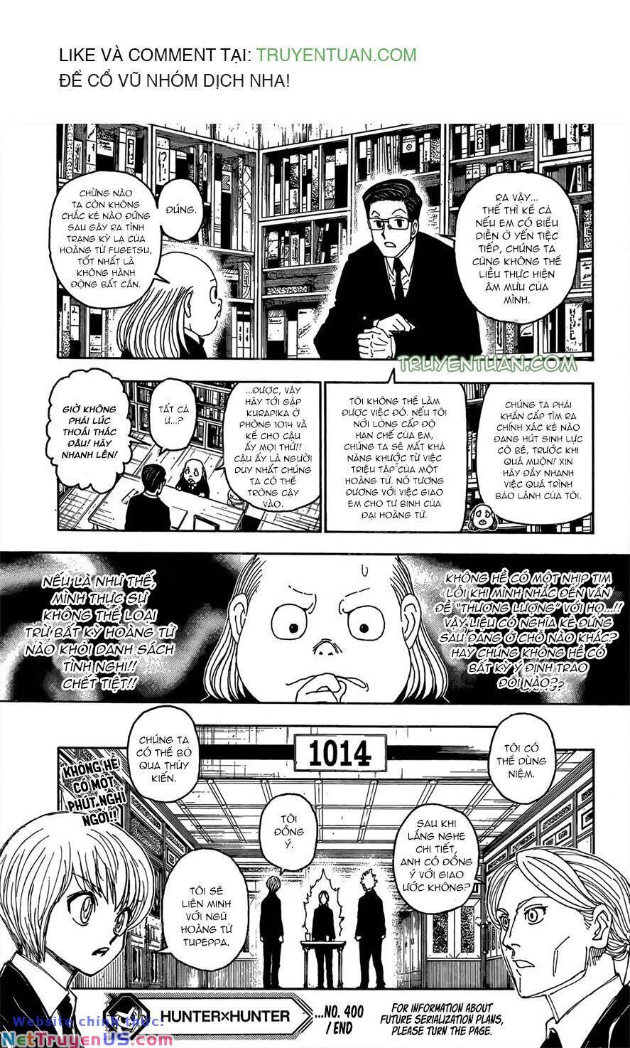 Hunter X Hunter Chapter 400 - Trang 2