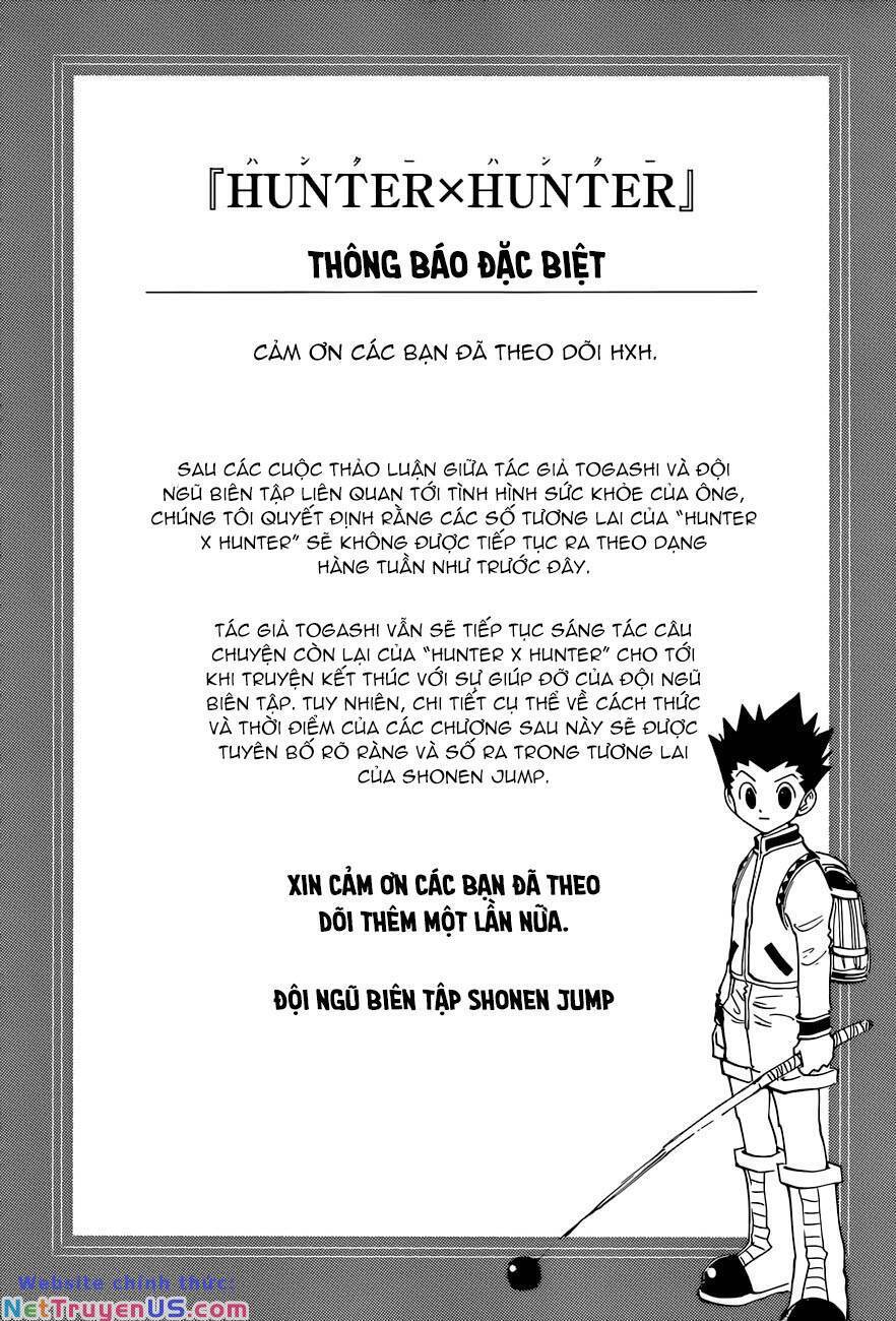 Hunter X Hunter Chapter 400 - Trang 2