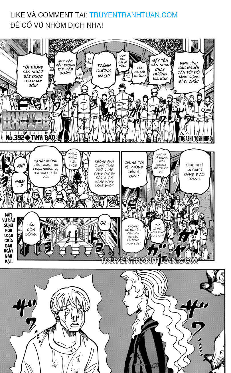 Hunter X Hunter Chapter 392 - Trang 2