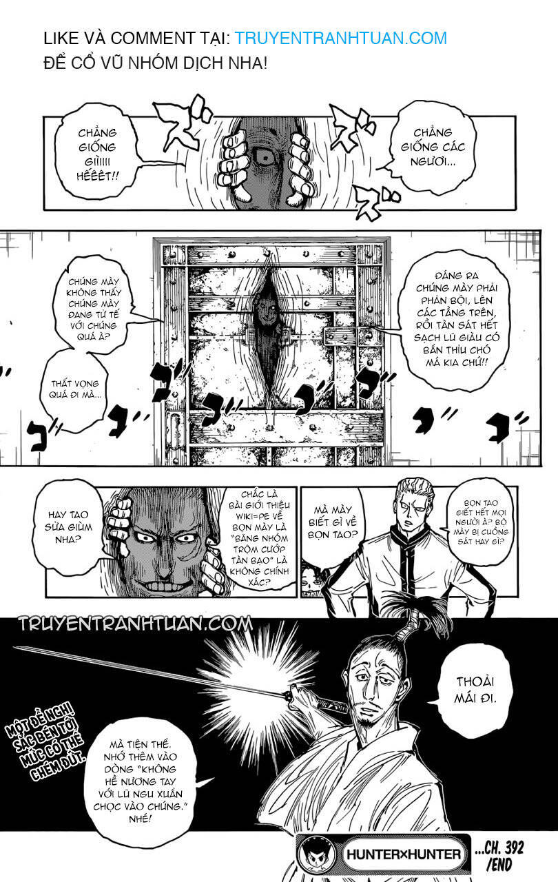 Hunter X Hunter Chapter 392 - Trang 2