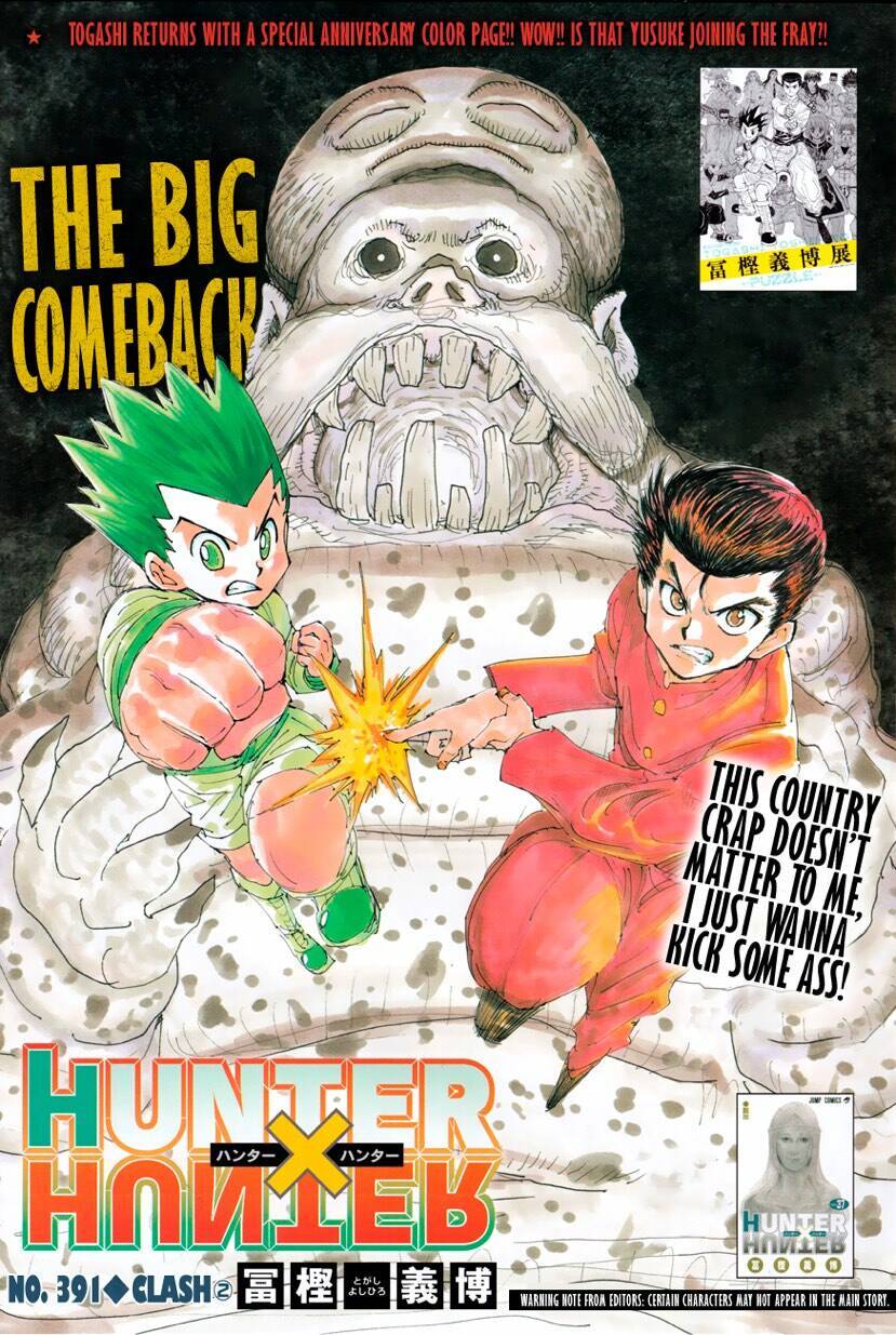 Hunter X Hunter Chapter 391 - Trang 2