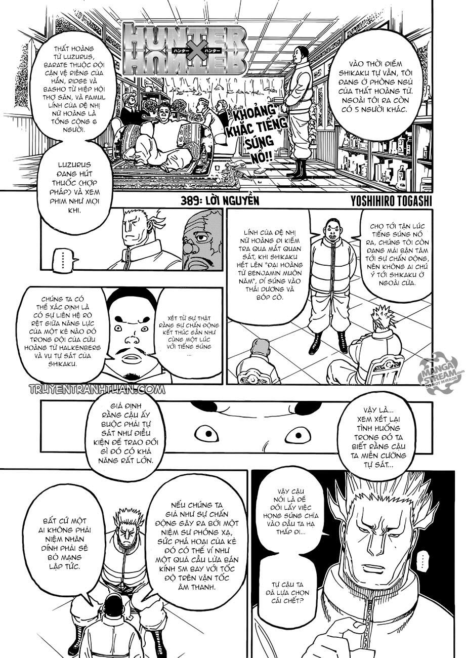 Hunter X Hunter Chapter 389 - Trang 2