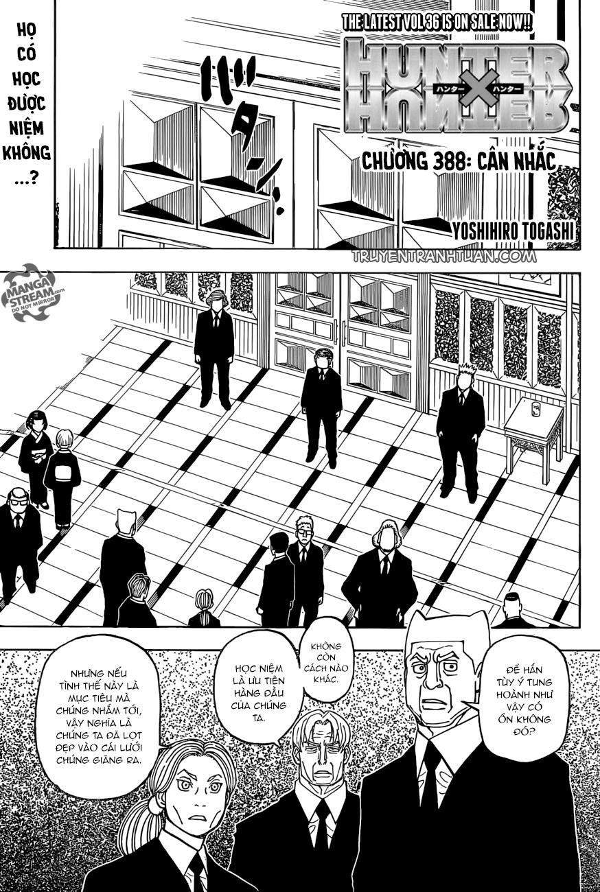 Hunter X Hunter Chapter 388 - Trang 2