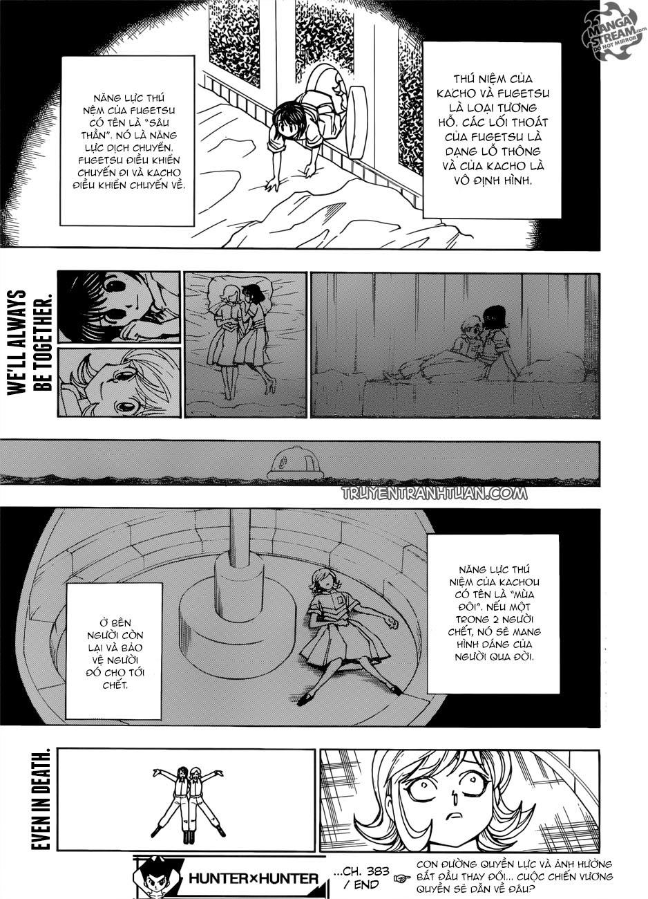 Hunter X Hunter Chapter 383 - Trang 2