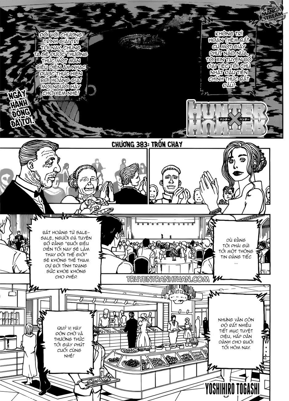 Hunter X Hunter Chapter 383 - Trang 2