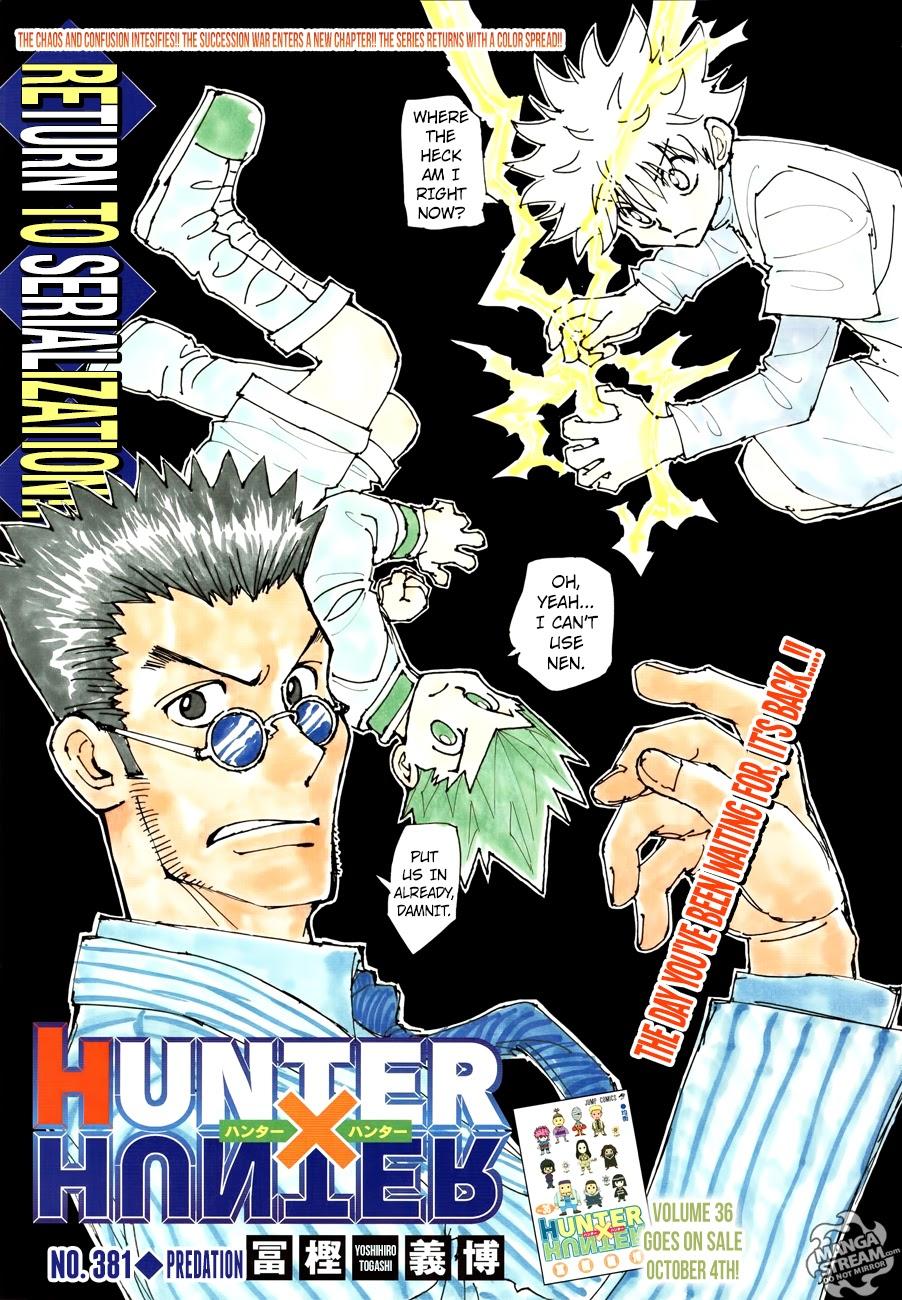 Hunter X Hunter Chapter 381 - Trang 2