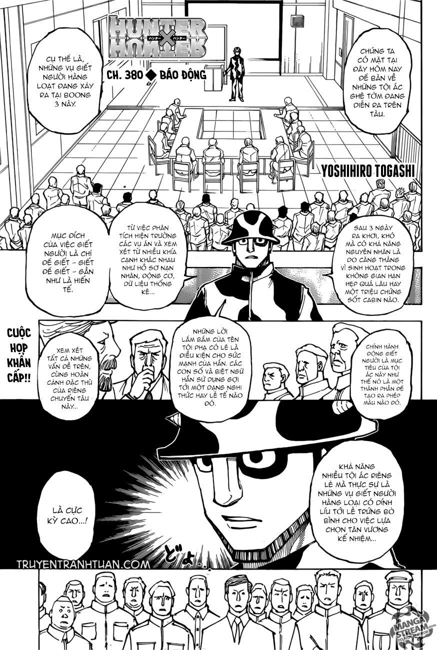 Hunter X Hunter Chapter 380 - Trang 2