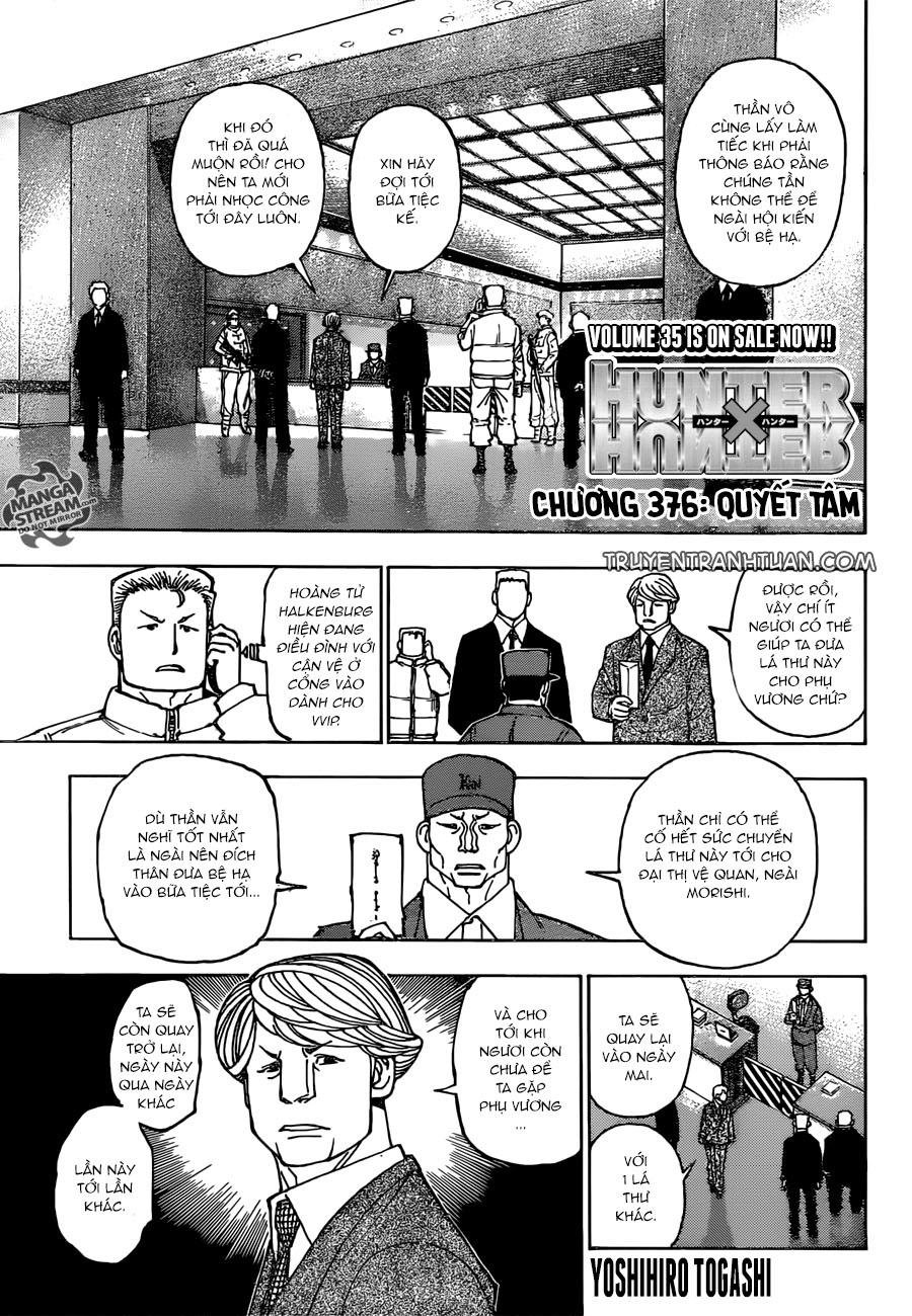 Hunter X Hunter Chapter 376 - Trang 2