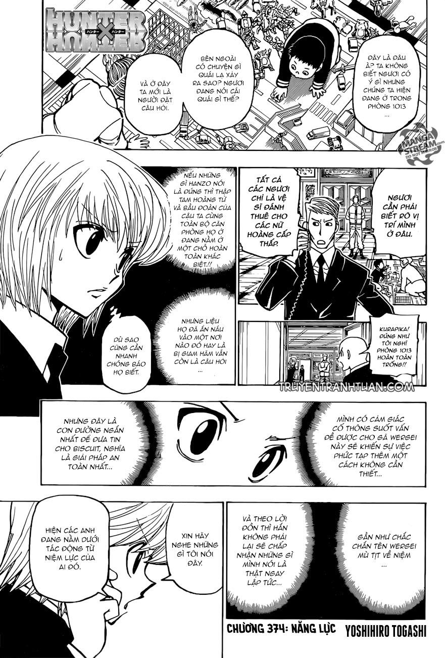 Hunter X Hunter Chapter 374 - Trang 2