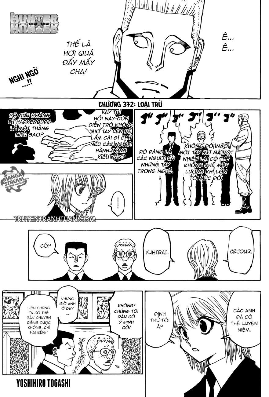 Hunter X Hunter Chapter 372 - Trang 2