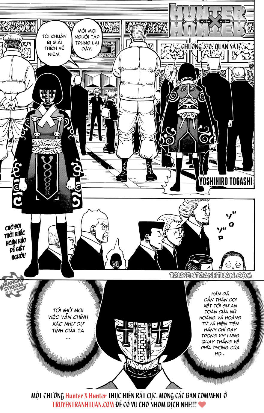 Hunter X Hunter Chapter 370 - Trang 2