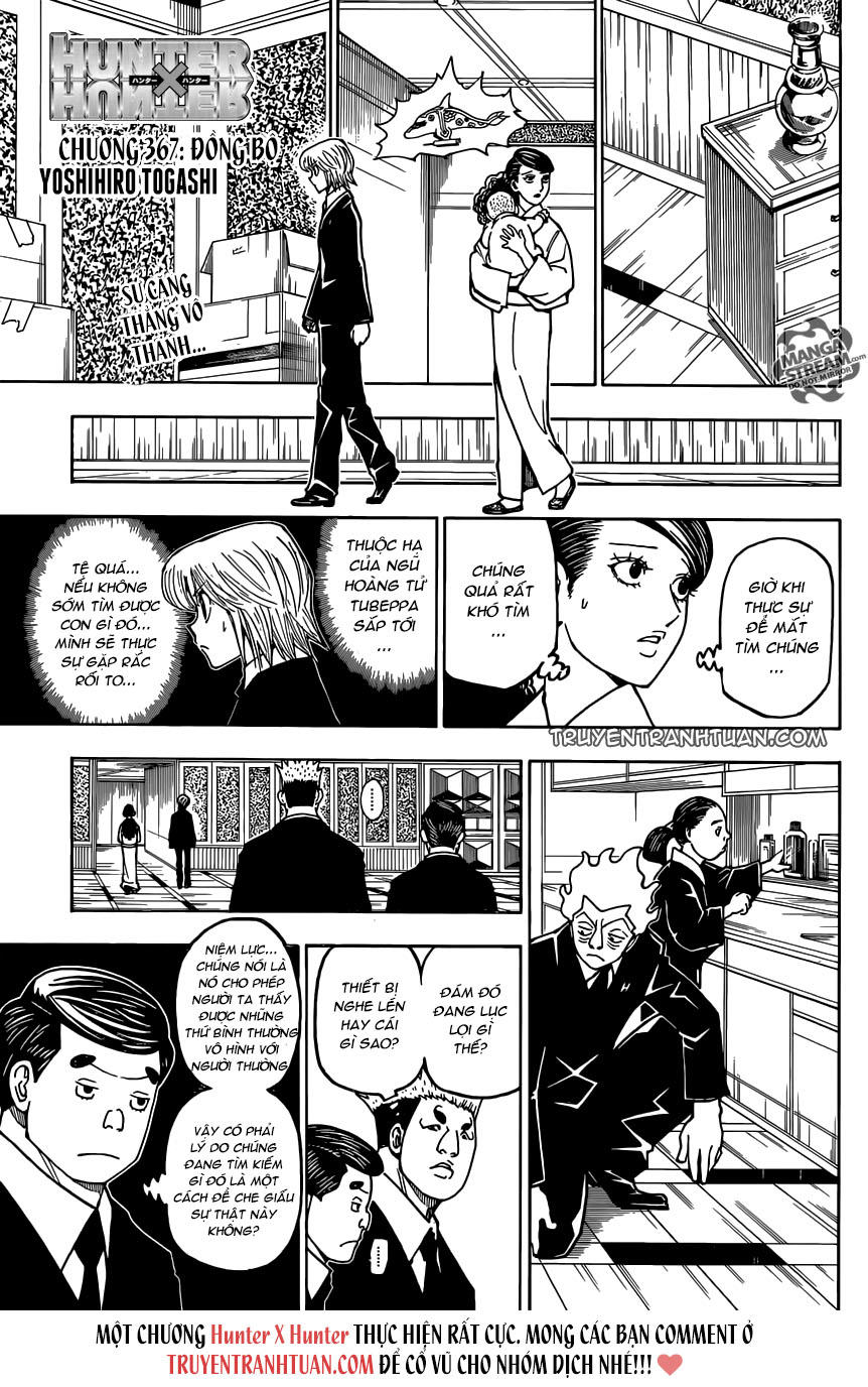 Hunter X Hunter Chapter 367 - Trang 2