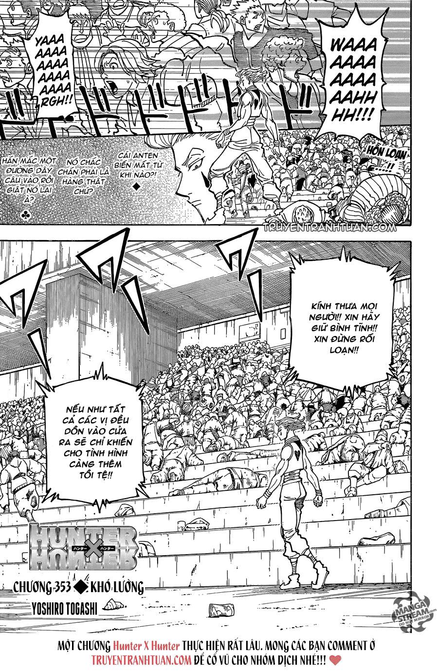 Hunter X Hunter Chapter 353 - Trang 2