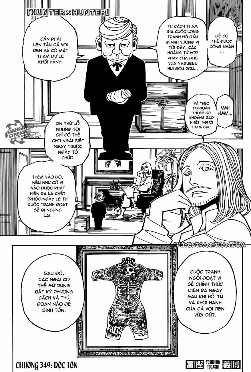 Hunter X Hunter Chapter 349 - Trang 2