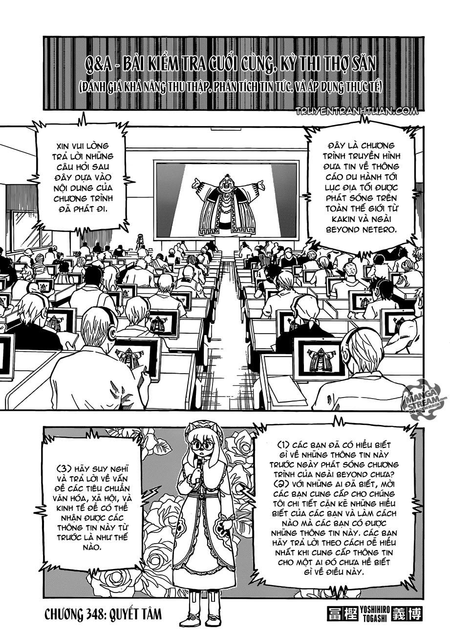 Hunter X Hunter Chapter 348 - Trang 2