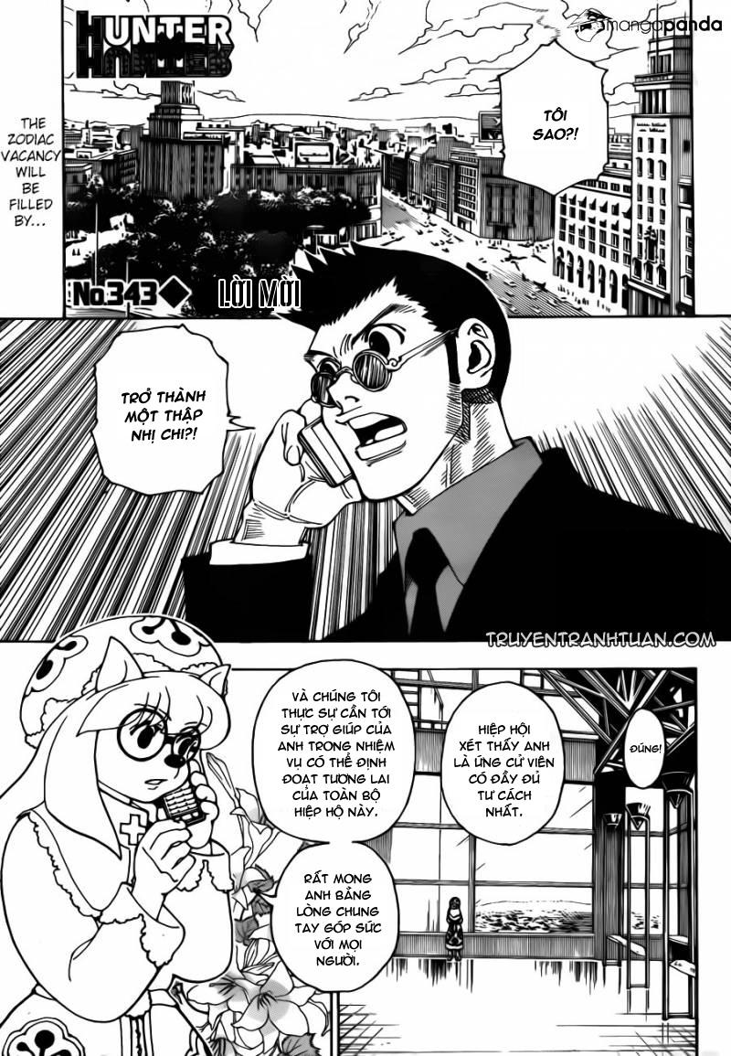 Hunter X Hunter Chapter 343 - Trang 2